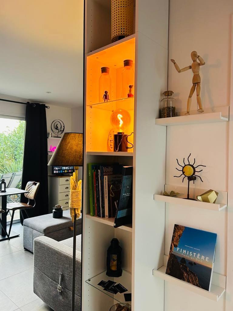 Studio&Spa La Discrète Saint-Évarzec Esterno foto